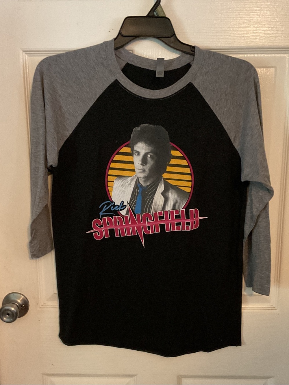 Rick Springfield 1982 Don’t Talk To Strangers World Tour Raglan Tee